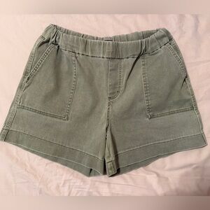 Lee Women's Sage Green Denim Shorts